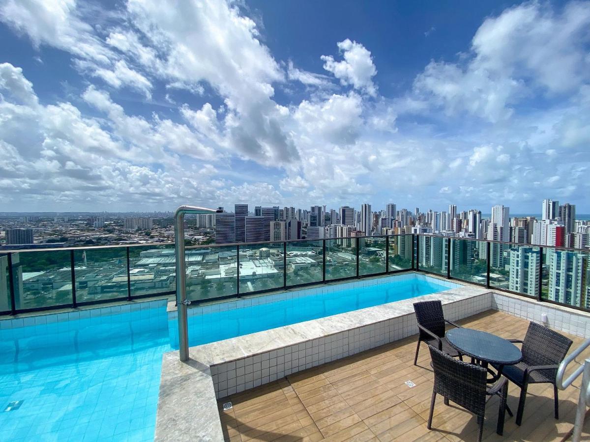 Flat Localizado A 200M Shopping Recife, Bem Perto Da Praia De Boa Viagem E Com Wi-Fi 400Mbps 外观 照片